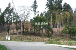 近くから見た遺跡