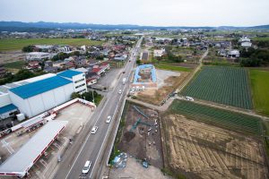 空から見た遺跡