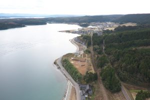 空からみた遺跡（北から）