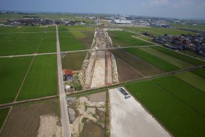 空から見た遺跡