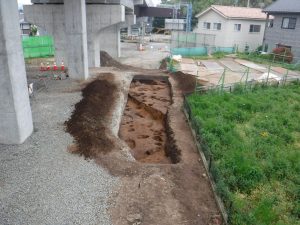 西側調査区のようす