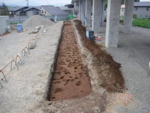 東側調査区のようす
