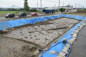 桑原町地内の調査箇所の様子