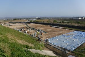 Q区の作業のようす　その一