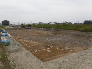 検出した遺構の全景