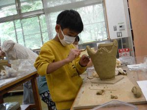 R4縄文土器づくり講座の様子