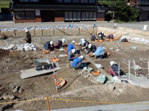 発掘調査の様子