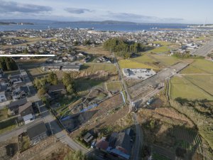 空からみた矢田遺跡