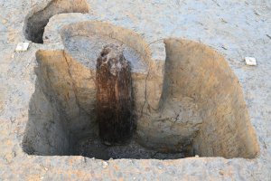 掘立柱建物の柱