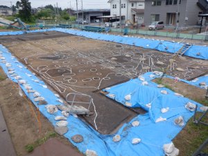 見つかった遺構