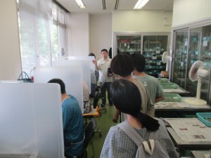しせつけんがくのようす